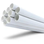 مواسير UPVC مقاس ¾ إنش ضغط 21.7 بار سمك 1.98 مم لون أبيض