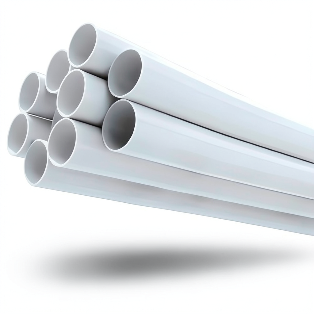 UPVC Pipes Nominal Pressure 21.7 Bar Size 1 Inch Thickness 2.46 mm White