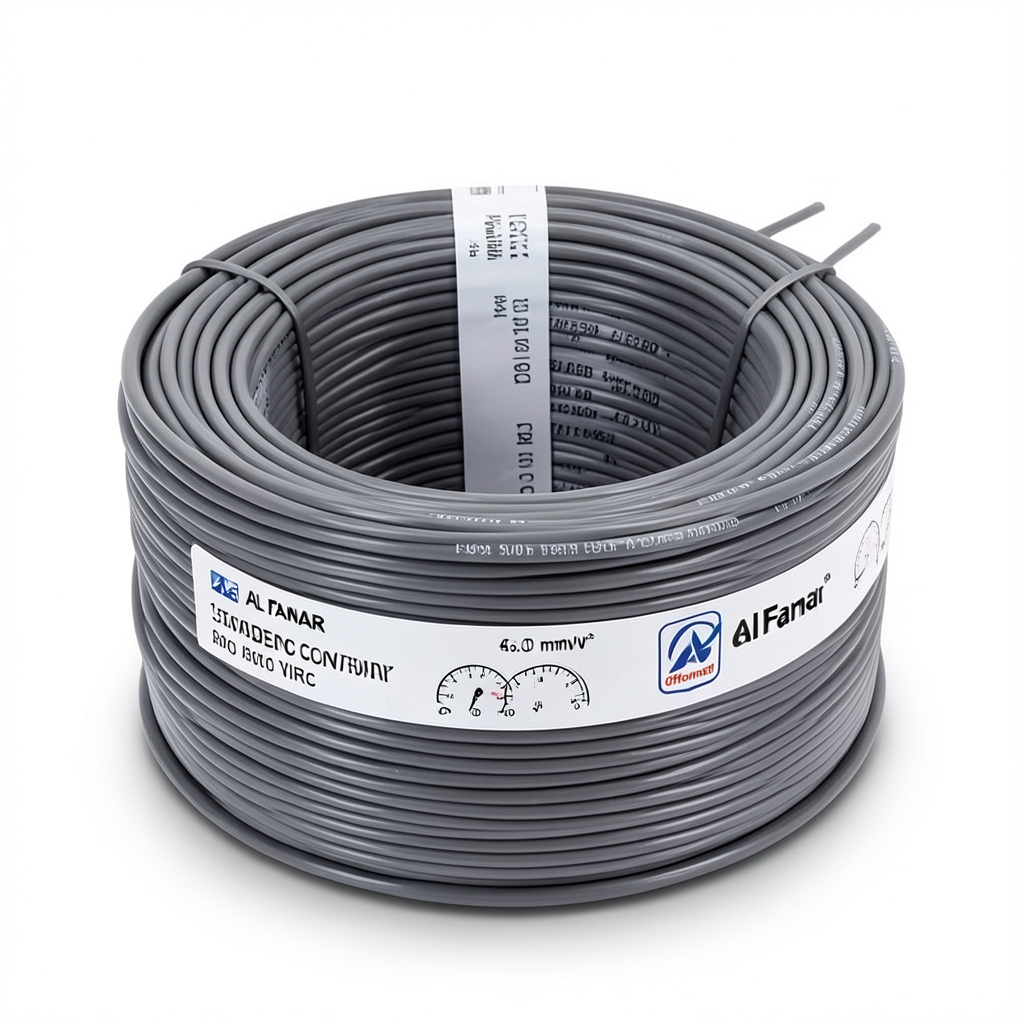 1.5mm Stranded Wire 450/750V, Copper Conductor, Heat Resistant PVC Insulation, 300ft | Al Fanar