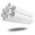 مواسير UPVC ضغط 21.7 بار مقاس ¼ 1 إنش سمك 3.12 مم لون أبيض - Image 1