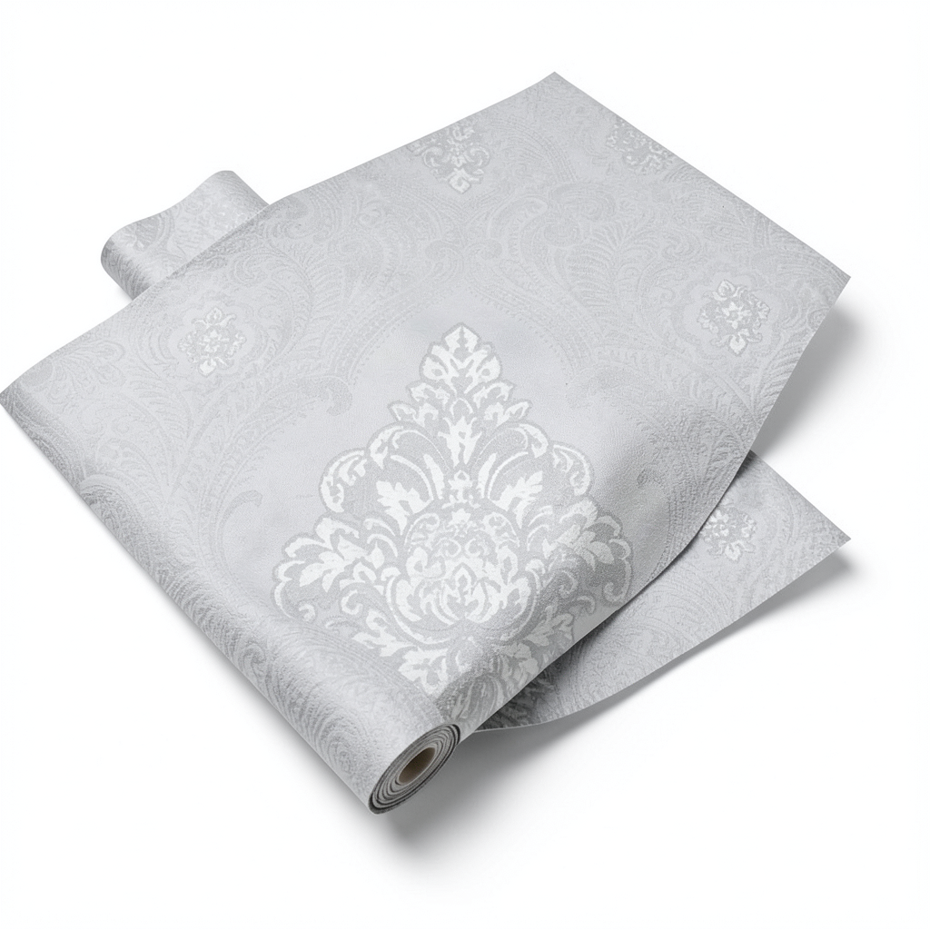 Italian Wall Decoration 10m x 1.06m Light Grey, Model 83413