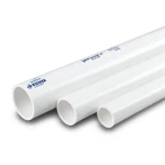 أنابيب UPVC جدول 40 مقاس 8 إنش سمك 8.2 مم وزن 8.11 كجم/م أبيض | بلاستيك الوطنية