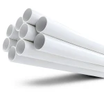 مواسير UPVC ضغط 21.7 بار مقاس 3 إنش سمك 6.58 مم لون أبيض