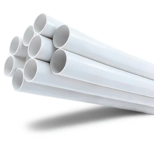 UPVC Pipes 6 Inch Size 21.7 Bar Pressure 12.47 mm Thickness White