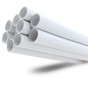 مواسير UPVC مقاس ¾ إنش سمك 1.57 مم ضغط 17.2 بار لون أبيض