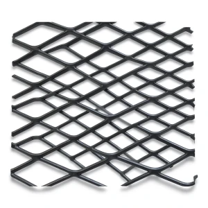 Hot Rolled Black Steel Expanded Metal Mesh Khaleeji 1.4 mm Thickness 2.44 m Width 6 m Length