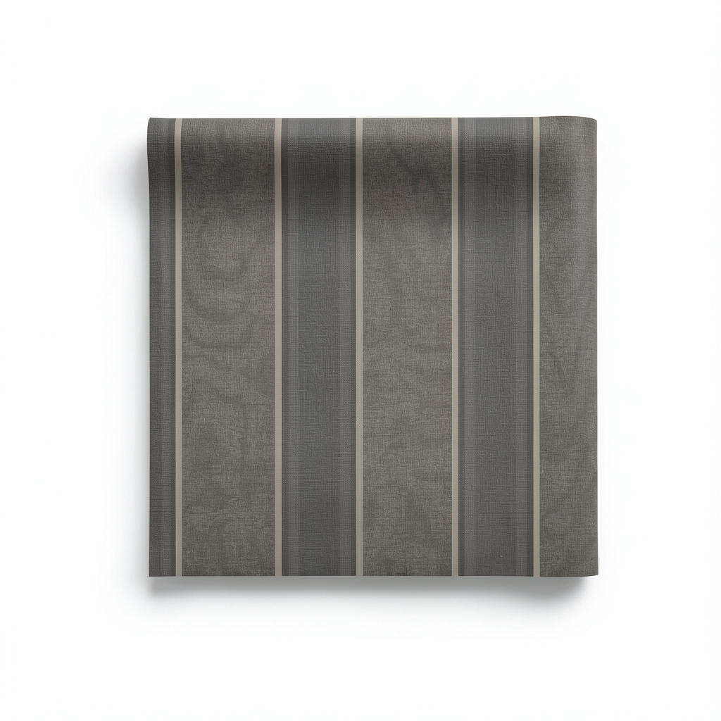 Italian Wallpaper Striped Design 10 m x 1.06 m Dark Beige