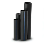 مواسير HDPE ضغط 16 بار قطر خارجي 280 مم سمك 38.3 مم لون أسود