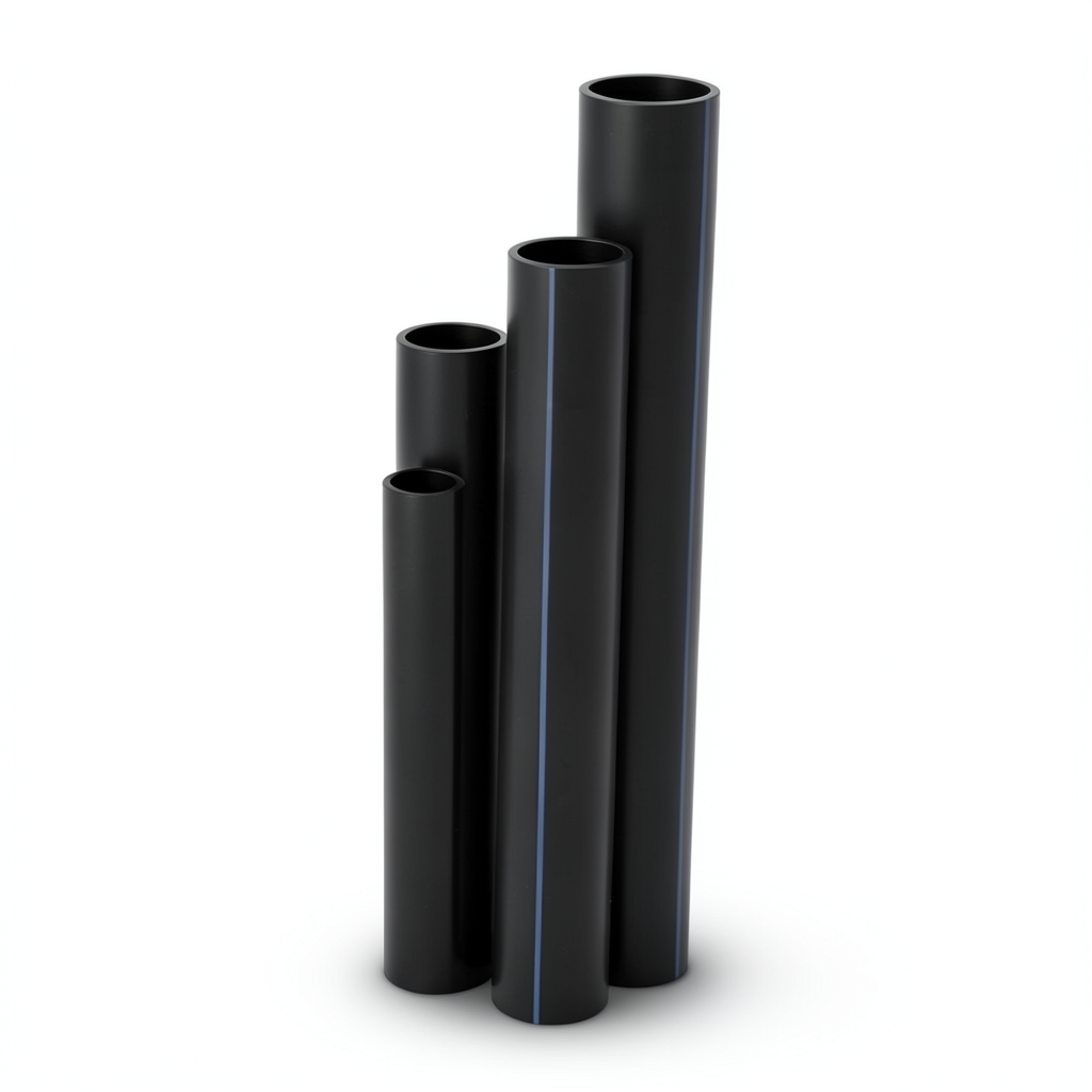 HDPE Pipes SDR 33 Outside Diameter 450 mm Thickness 13.8 mm Black