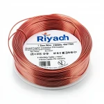 سلك الرياض 1.5 ملي 450/750 فولت، موصل نحاس مجدول عزل PVC لون احمر، طول 100 متر 