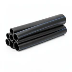 مواسير HDPE ضغط 16 بار قطر خارجي 315 مم سمك 43.1 مم لون أسود