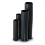 مواسير HDPE ضغط 16 بار قطر خارجي 400 مم سمك 54.7 مم لون أسود