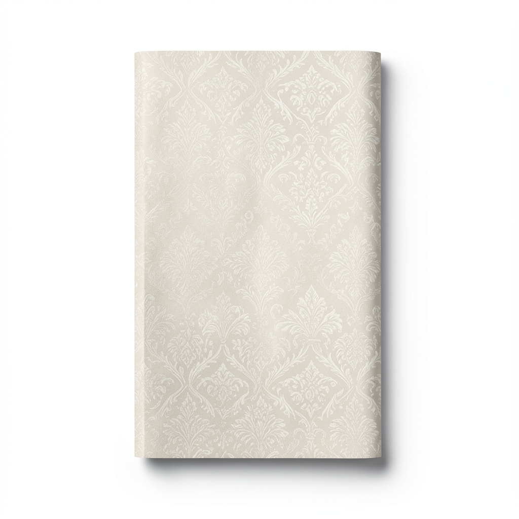 Italian Wallpaper Patterned Design 10mx0.70m Light Beige