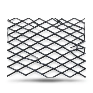 Hot Rolled Black Steel Expanded Metal Mesh Khaleeji 1.5 mm Thickness 2.44 m Width 3 m Length
