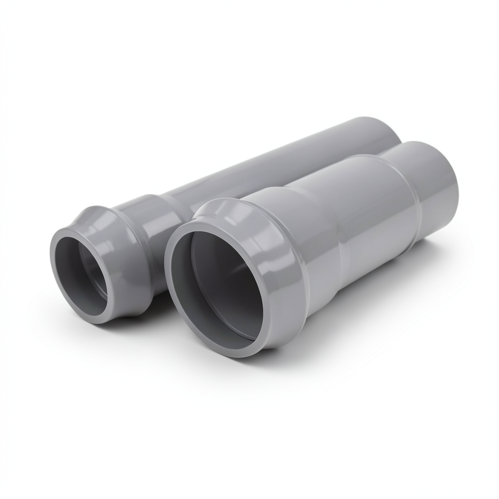 UPVC Pipes Nominal Pressure 10 Bar Outside Diameter 560 mm Thickness 21.4 mm Gray