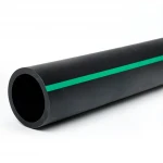 مواسير بلاستيك HDPE ضغط  6.2 بار [PE 63] قطر خارجي 450 مم  SDR 13.6  لون اسود مع خط اخضر | مصنع المنى