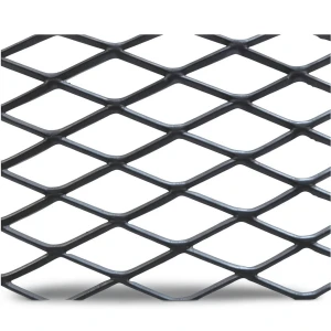 Hot Rolled Black Steel Expanded Metal Mesh Khaleeji 1.5 mm Thick 2.44m Width 4m Length