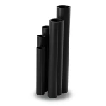 HDPE Pipes SDR26 Outside Diameter 50 mm Thickness 2.0 mm Black