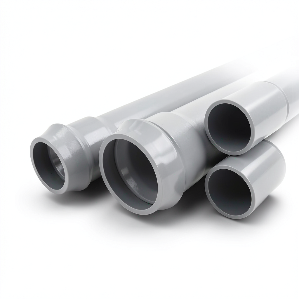 UPVC Pipes Nominal Pressure 10 Bar Outside Diameter 315 mm Thickness 12.1 mm Gray