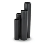 HDPE Pipes SDR 33 Outside Diameter 710 mm Thickness 21.8 mm Black