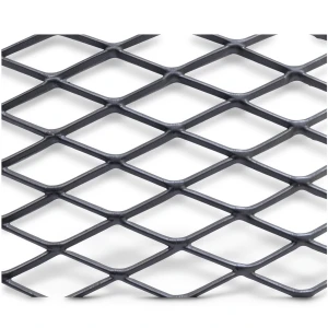 Hot Rolled Black Steel Expanded Metal Mesh Khaleeji 1.5 mm Thickness 2.44m Width 6m Length