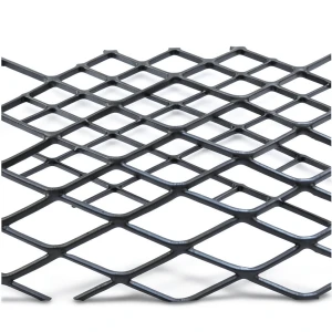 Hot Rolled Black Steel Expanded Metal Mesh Khaleeji 1.4 mm Thickness 2.44 m Width 3 m Length