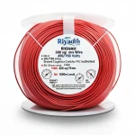 Riyadh 300 sq mm Wire 450/750 Volts, Stranded Copper Conductor PVC Insulated, Red Color, 1000m Length