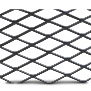 Hot Rolled Black Steel Expanded Metal Mesh Khaleeji 1.4 mm Thickness 2.44 m Width 5 m Length