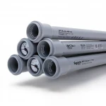 UPVC Pipes [Sappco] PN 6 Bar Size 400 mm Thickness 11.7 mm Gray Color