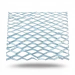 Galvanized Steel Expanded Metal Mesh  [Mazyoon] Thickness 1.4 mm Width 2.44  M Length 7 meter | Bait Al Tatawor Factory