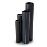 HDPE Pipes Nominal Pressure 16 Bar Outside Diameter 160 mm Thickness 21.9 mm Black