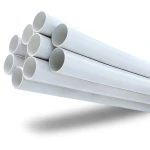 مواسير UPVC مقاس 1 إنش ضغط 17.2 بار سمك 1.96 مم لون أبيض