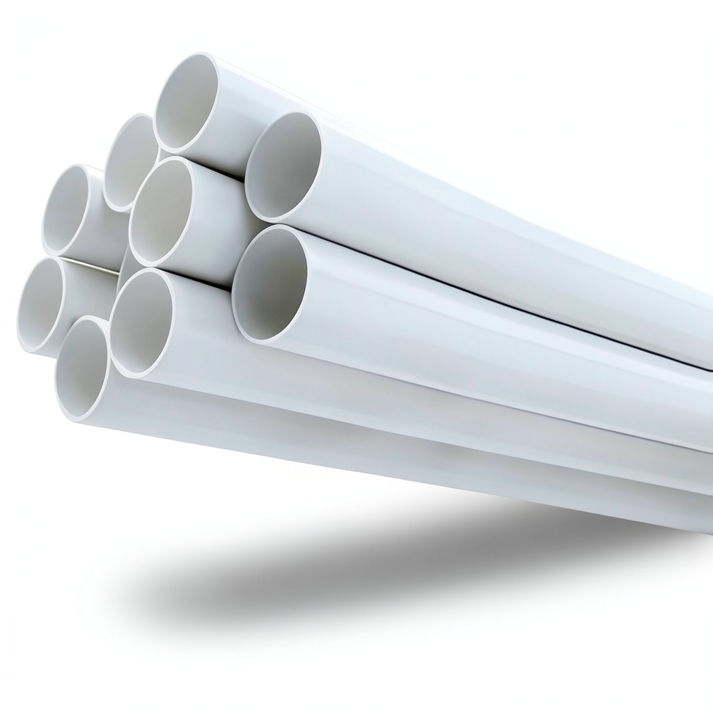 UPVC Pipes 1 Inch Size 17.2 Bar Pressure 1.96 mm Thickness White