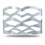 Galvanized Steel Expanded Metal Mesh  [Mazyoon] Thickness 1.5 mm Width 2.44  M Length 3 meter | Bait Al Tatawor Company
