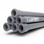 UPVC Pipes [Sappco] PN 10 Bar Size 40  mm Thickness 1.9 mm Gray Color