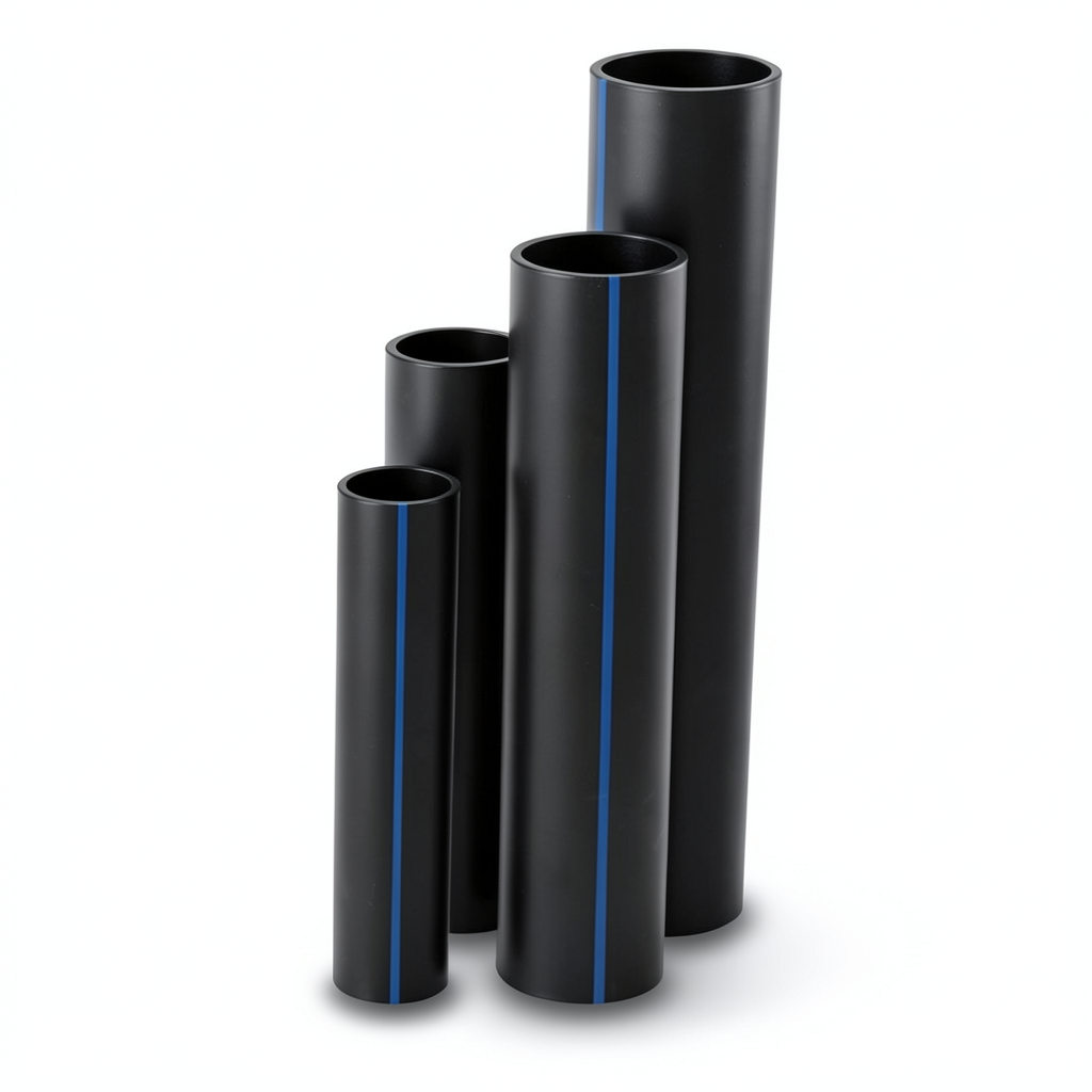 HDPE Pipes SDR 33 Outside Diameter 450 mm Thickness 13.8 mm Black