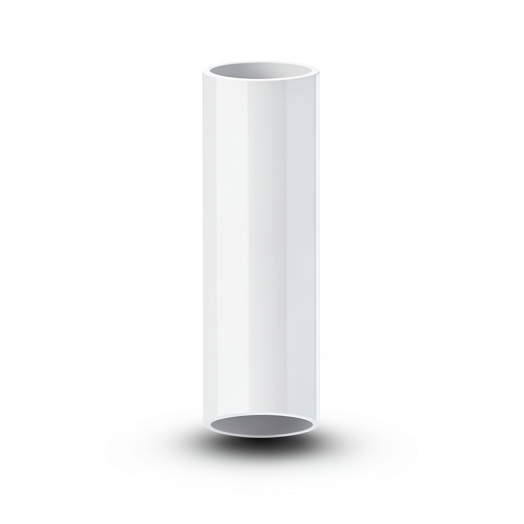 مواسير UPVC ضغط 17.2 بار مقاس ½ 1 إنش سمك 2.84 مم لون أبيض