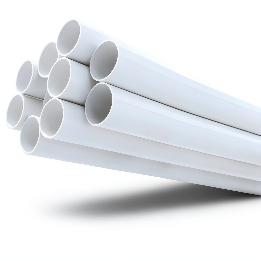 مواسير UPVC مقاس 2 إنش، ضغط 17.2 بار، سمك 3.56 مم، لون أبيض