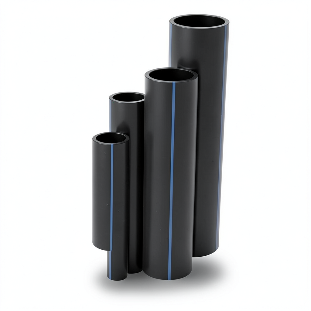 HDPE Pipes Nominal Pressure 16 Bar Outside Diameter 315 mm Thickness 43.1 mm Black