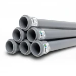 مواسير UPVC سابكو ضغط 10 بار قطر خارجي 110 مم سمك 5.3 ملم لون رمادي