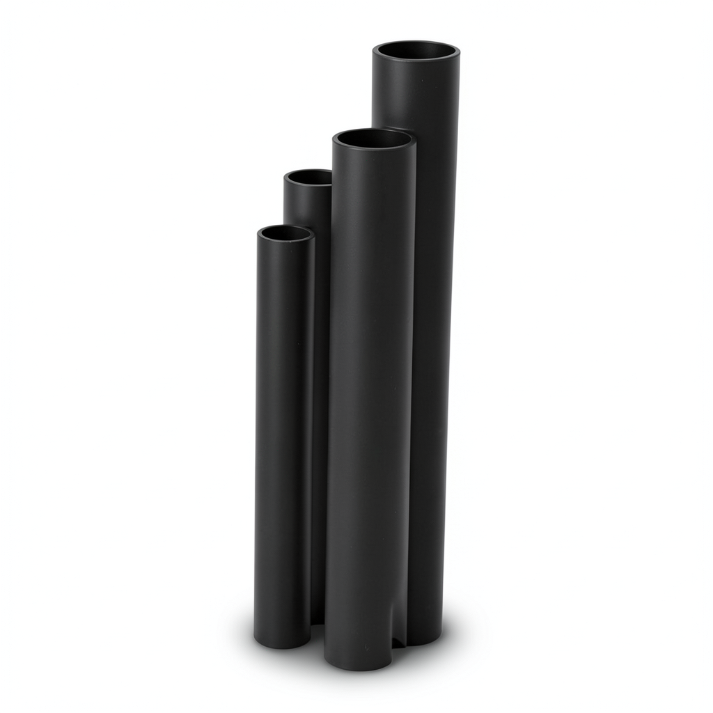 مواسير HDPE SDR 33 قطر خارجي 500 مم سمك 15.3 مم لون أسود