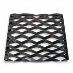 Hot Rolled (Black) Steel Expanded Metal Mesh  [Mazyoon] Thickness 6 mm Width 1.22 meter Length 7 meter | Bait Al Tatawor Company