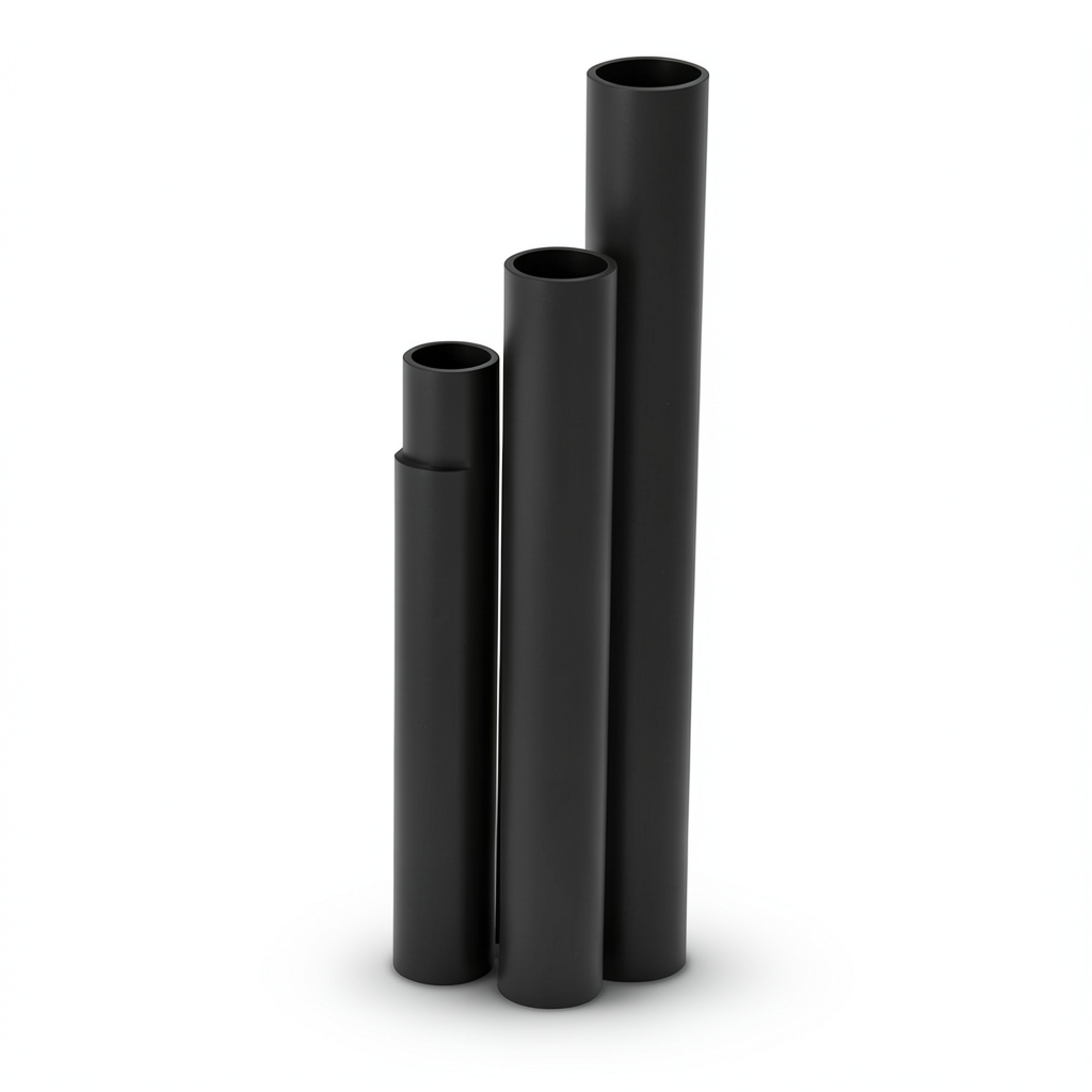 HDPE Pipes Nominal Pressure 16 Bar Outside Diameter 500 mm Thickness 68.3 mm Black