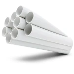 مواسير UPVC ضغط 13.8 بار مقاس ¼ 1 إنش سمك 2.01 مم لون أبيض