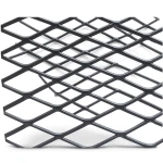 Hot Rolled Black Steel Expanded Metal Mesh Khaleeji 1.4 mm Thickness 2.44 m Width 7 m Length