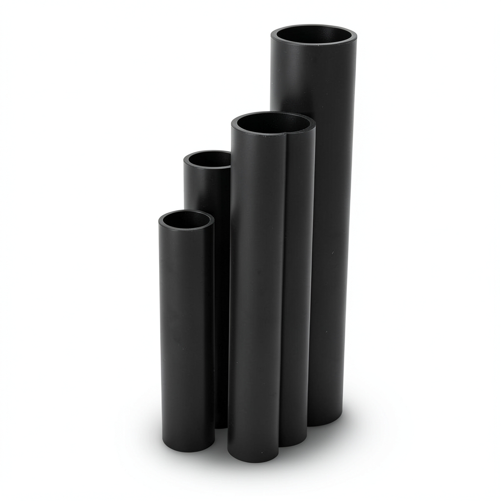 أنابيب HDPE SDR 22 قطر خارجي 40 مم سمك 1.9 مم لون أسود