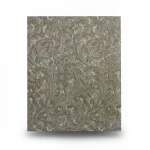 Italian patterned wall Covering, size 10 m x  0.73 m, dark beige color, model 56862