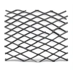 Hot Rolled Black Steel Expanded Metal Mesh Khaleeji Thickness 1.5 mm Width 2.44 m Length 2 m