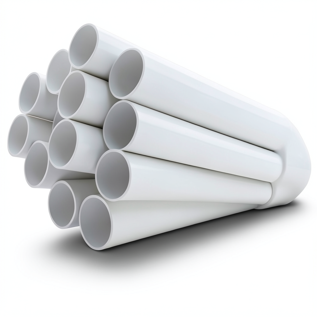 UPVC Pipes Nominal Pressure 13.8 Bar Size 6 Inch Thickness 8.03 mm White