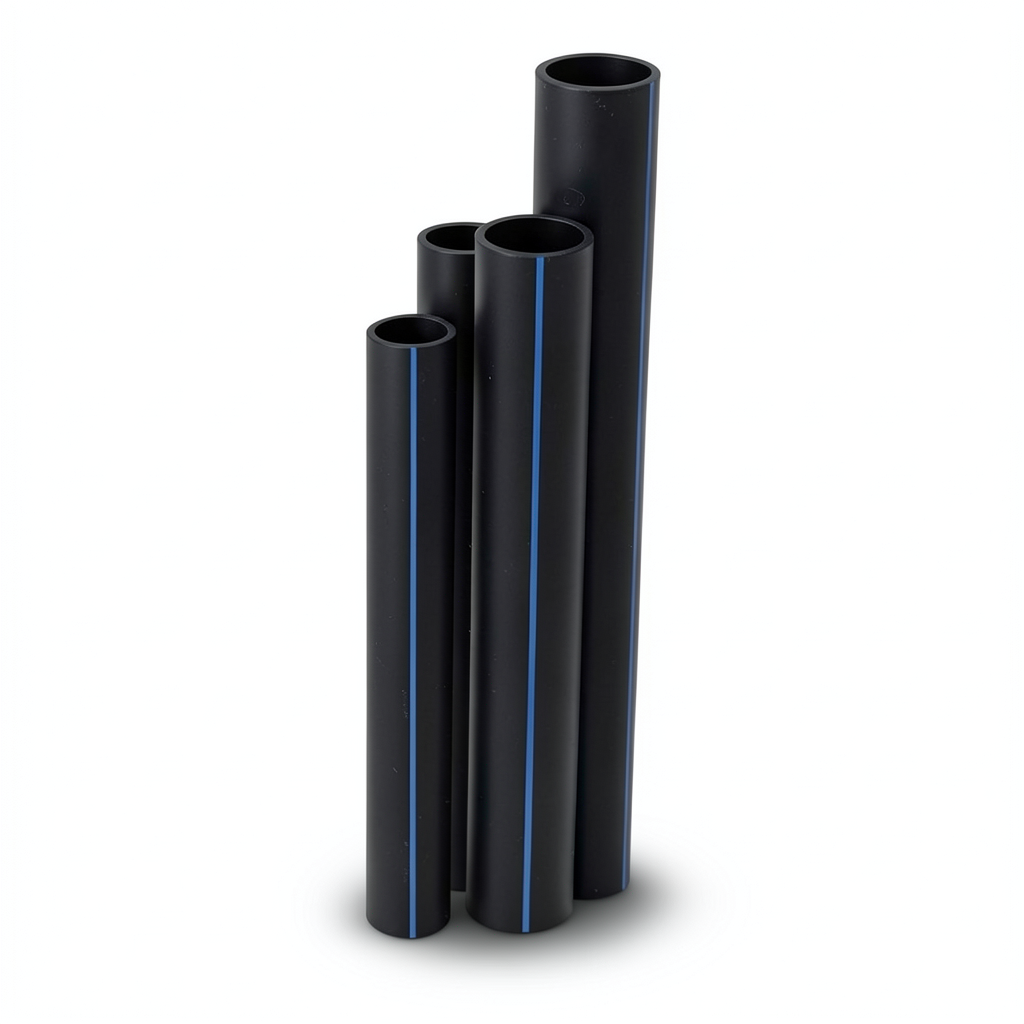 HDPE Pipes SDR 22 Outside Diameter 50 mm Thickness 2.3 mm Black